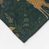 Tropical Giraffe Hangout Fleecedecke (Ecke)