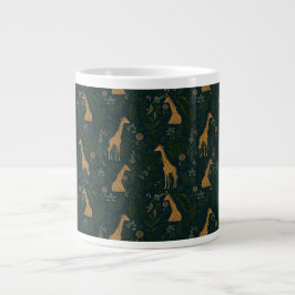 Tropical Giraffe Hangout Jumbo-Tasse