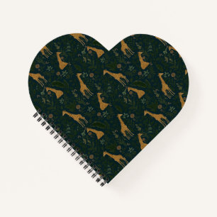 Tropical Giraffe Hangout Notizblock