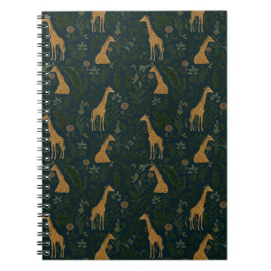 Tropical Giraffe Hangout Notizblock