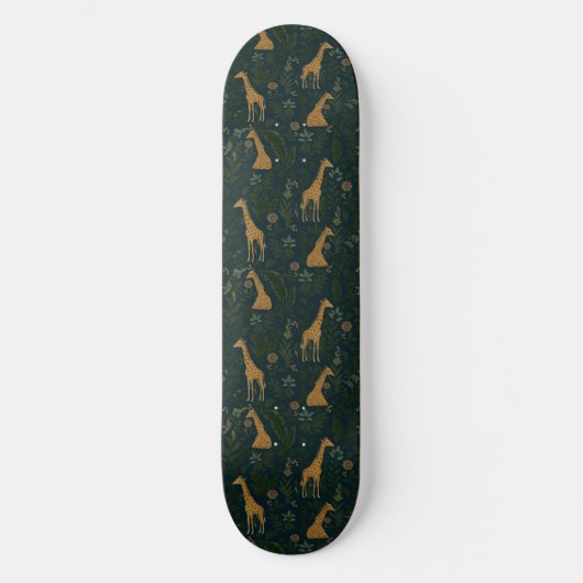 Tropical Giraffe Hangout Skateboard (Vorderseite)