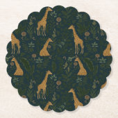 Tropical Giraffe Hangout Untersetzer (Vorderseite)