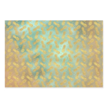 Tropical Glam Gold Aqua Glitz Ananas