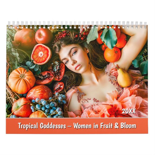 Tropical Goddesses – Women in Fruit & Bloom Kalender (Titelbild)