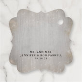 Tropical Gold Beach Starfish Vielen Dank Geschenkanhänger (Rückseite)