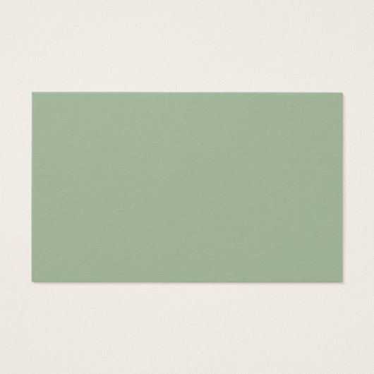 Tropical Gold Green Baby Name Suggestions Card (Rückseite)