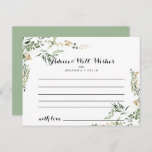 Tropical Gold Green Foliage Wedding Advice Card Postkarte<br><div class="desc">Diese Tropische goldgrüne Blattwerk Hochzeitsratenkarte ist perfekt für eine moderne Hochzeit. Das Design ist schön handbemalt illustriertes tropisches Sommergold und grünes Blattwerk. Diese Karten sind ideal für Hochzeiten,  Brautparty,  Babydusche,  Graduiertenfest u.v.m. Personalisieren Sie die Karten mit den Namen der Braut und Bräutigam,  den Eltern,  die Sie werden oder Absolvent.</div>