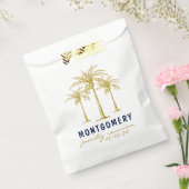 Tropical Gold Palm Trees Custom Family Wiedersehen Geschenktütchen (Versiegelt)