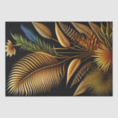 Tropical Gold Reeds Artwork Seidenpapier (Vorderseite)