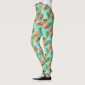 Tropical Goldendoodle Beach Vibes Leggings (Links)