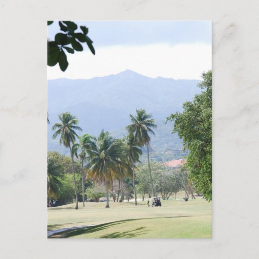 Tropical Golf Course Postkarten (Vorderseite)