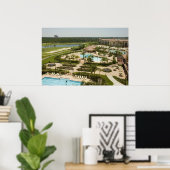 Tropical Golf Resort Print Poster (Heimbüro)