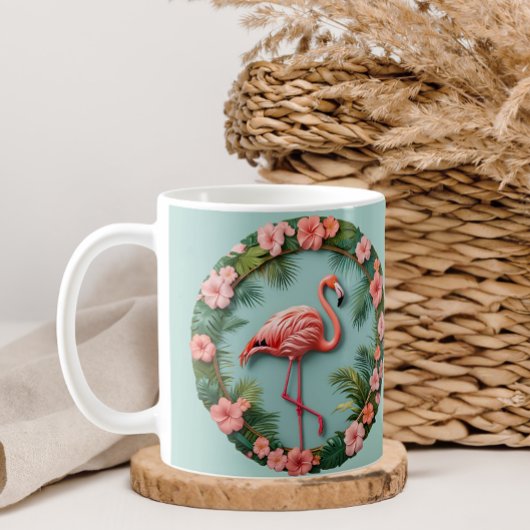 Tropical Grace balancierender Flamingo Kaffeetasse