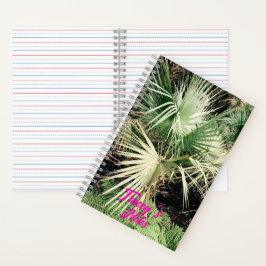Tropical Graphic Palm Tree Notebook Notizblock
