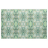 Tropical Green Banana Leaves Pink Pattern Stoff (Fat Quarter (45,7 x 55,9 cm))