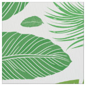 Tropical Green Leafs Muster Stoff (Nahaufnahme)