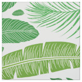 Tropical Green Leafs Muster Stoff (Muster)