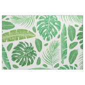 Tropical Green Leafs Muster Stoff (Fat Quarter (45,7 x 55,9 cm))