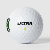 Tropical Green Mandala Golfball (Logo)