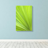 Tropical Green Palm Frond Leinwanddruck (Insitu (Holzboden))