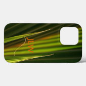 Tropical Green Palm Fronds individuell anpassbar Case-Mate iPhone Hülle (Rückseite (Horizontal))