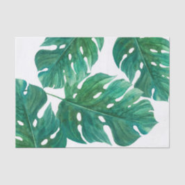 Tropical Green Palm Leaf Hawaiian Summer Wedding Seidenpapier