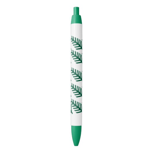 Tropical Green Palm Leaf Kugelschreiber (Vorderseite Vertikal)