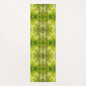 Tropical green palm leaves sunlight pattern yogamatte (Vorderseite)