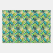 Tropical Green Palms Geschenkpapier Set (Vorderseite)