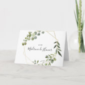 Tropical Green Spanish Brautparty Vielen Dank Dankeskarte (Vorderseite)