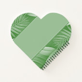 Tropical Green Wedding Planner Notizblock (Rückseite)