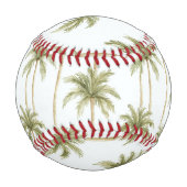 Tropical Green White Palm Trees Baseball (Vorderseite)