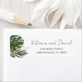 Tropical Greenery Botanical Boho Return Address (Insitu)