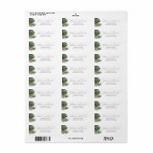 Tropical Greenery Botanical Boho Return Address (Vorne)