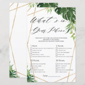 Tropical Greenery Bridal Was ist in Ihrem Handyspi (Vorne/Hinten)