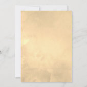 Tropical Greenery Geometric 50 Jahre alt Einladung (Rückseite)