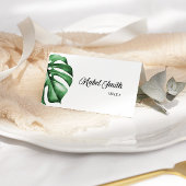 Tropical Greenery Palm Blank Platzkarten