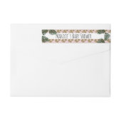 Tropical Greenery Palm Tree Imitate Glitzer Confet (Rückseite)