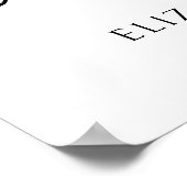 Tropical Greenery Summer Boho Wedding Willkommensz Poster (Ecke)