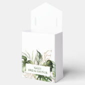 Tropical Greenery Tent Fevor Box Geschenkschachtel (Geöffnet)