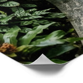Tropical Greenhouse Jungle Path Poster (Ecke)