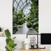 Tropical Greenhouse Jungle Path Poster (Heimbüro)