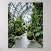Tropical Greenhouse Jungle Path Poster (Vorne)