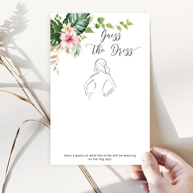 Tropical Guess: Brautparty-Spiel (Von Creator hochgeladen)