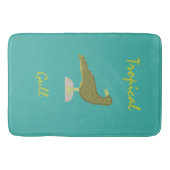 Tropical Gull-Brown Badematte (Vorderseite)