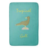 Tropical Gull-Brown Badematte (Vorderseite Vertikal)