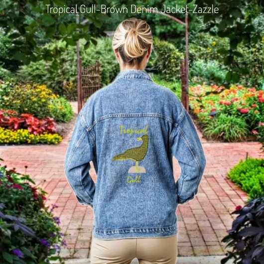 Tropical Gull-Brown Jeansjacke
