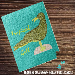 Tropical Gull-Brown Puzzle