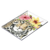 Tropical Halo | Süße Cheetah Notizblock (Linke Seite)