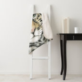 Tropical Halo | Süße Cheetah Sherpadecke (Beispiel)